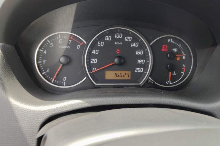 Used Suzuki Swift 2014 1.3L Manual Standard Edition Odometer Close Up