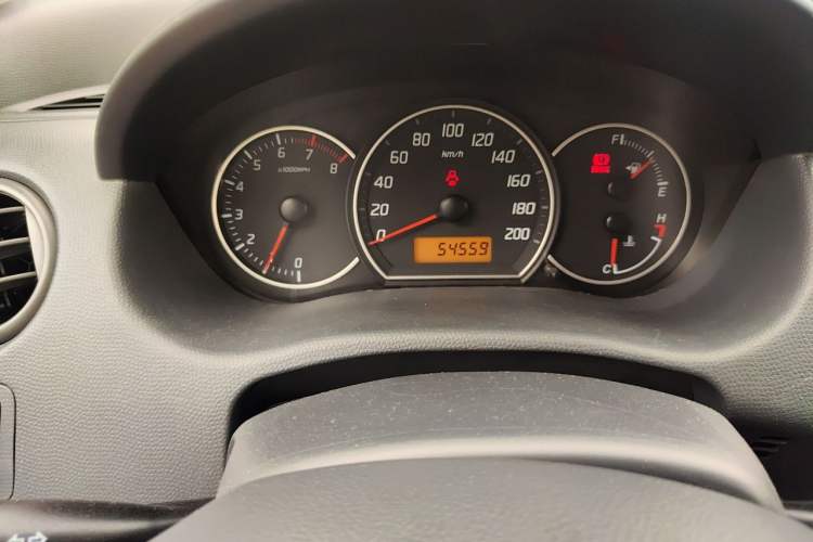 Used Suzuki Swift 2014 1.3L Manual Standard Edition Odometer Close Up