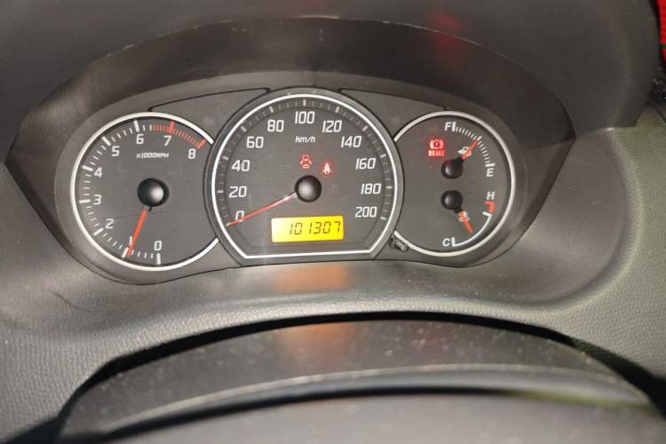Used Suzuki Swift 2014 1.3L Manual Standard Edition Odometer Close Up