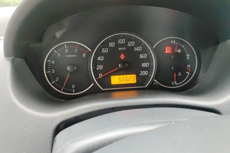 Used Suzuki Swift 2014 1.3L Manual Standard Edition Odometer Close Up