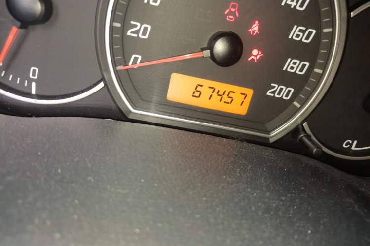 Used Suzuki Swift 2014 1.3L Manual Standard Edition Odometer Close Up