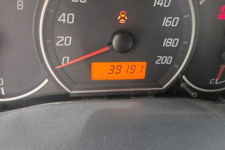 Used Suzuki Swift 2014 1.3L Manual Standard Edition Odometer Close Up