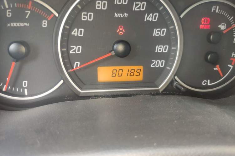 Used Suzuki Swift 2014 1.3L Manual Standard Edition Odometer Close Up