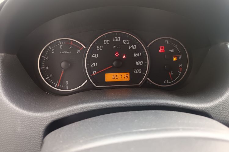 Used Suzuki Swift 2014 1.3L Manual Standard Edition Odometer Close Up