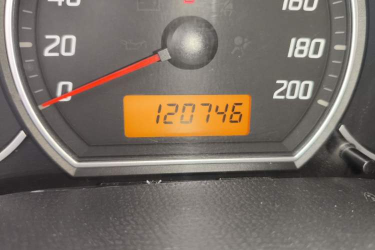 Used Suzuki Swift 2014 1.3L Manual Standard Edition Odometer Close Up