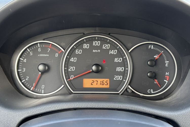 Used Suzuki Swift 2014 1.3L Manual Standard Edition Odometer Close Up