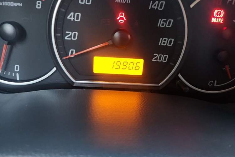 Used Suzuki Swift 2014 1.3L Manual Standard Edition Odometer Close Up