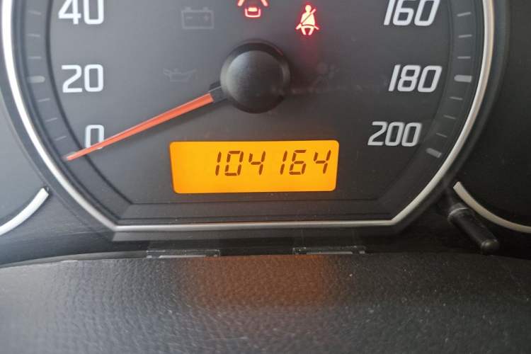 Used Suzuki Swift 2014 1.3L Manual Standard Edition Odometer Close Up