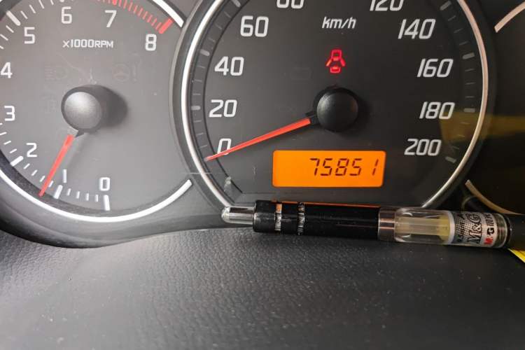 Used Suzuki Swift 2015 1.5L Manual Limited Edition Odometer Close Up
