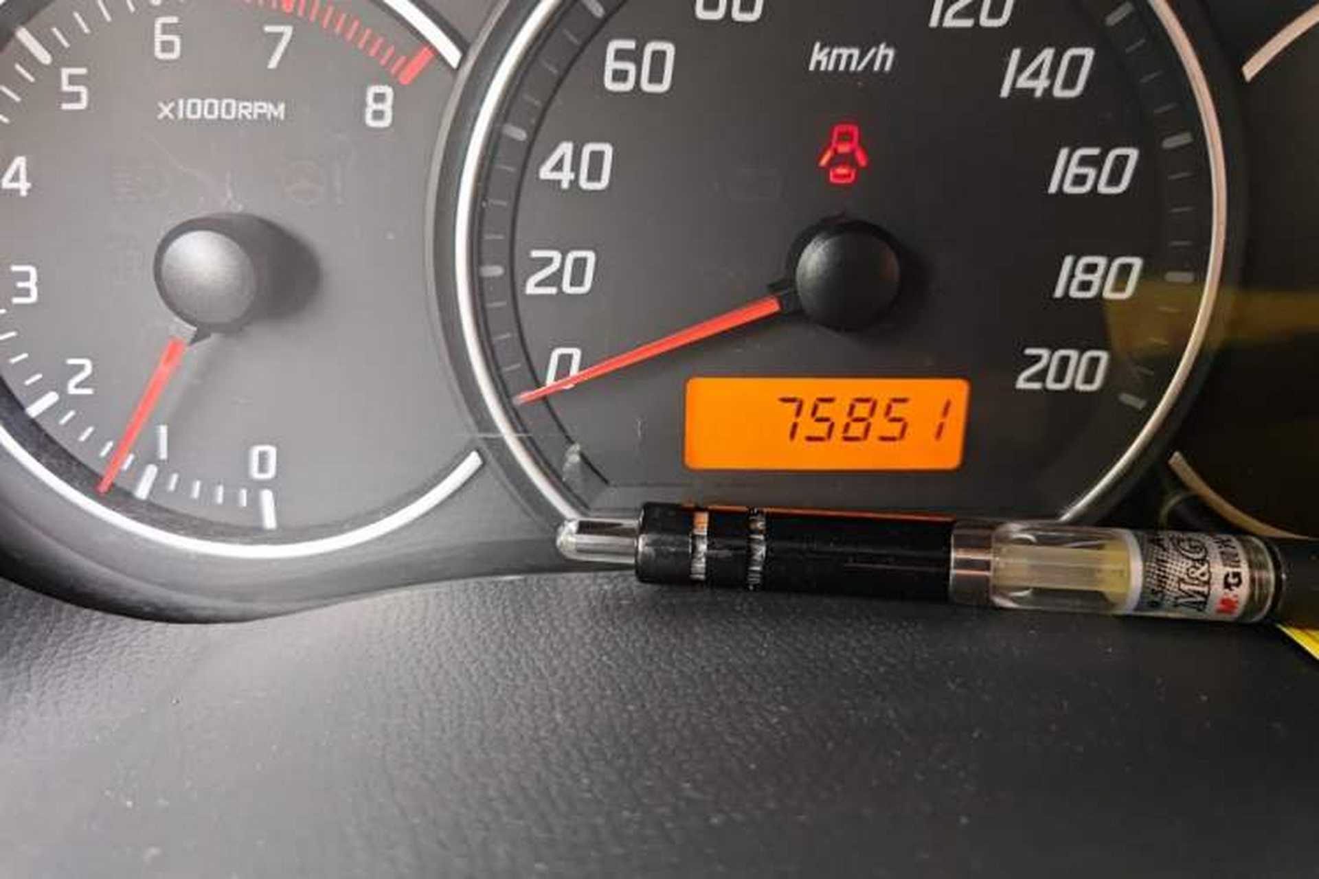 Used Suzuki Swift 2015 1.5L Manual Limited Edition Odometer Close Up