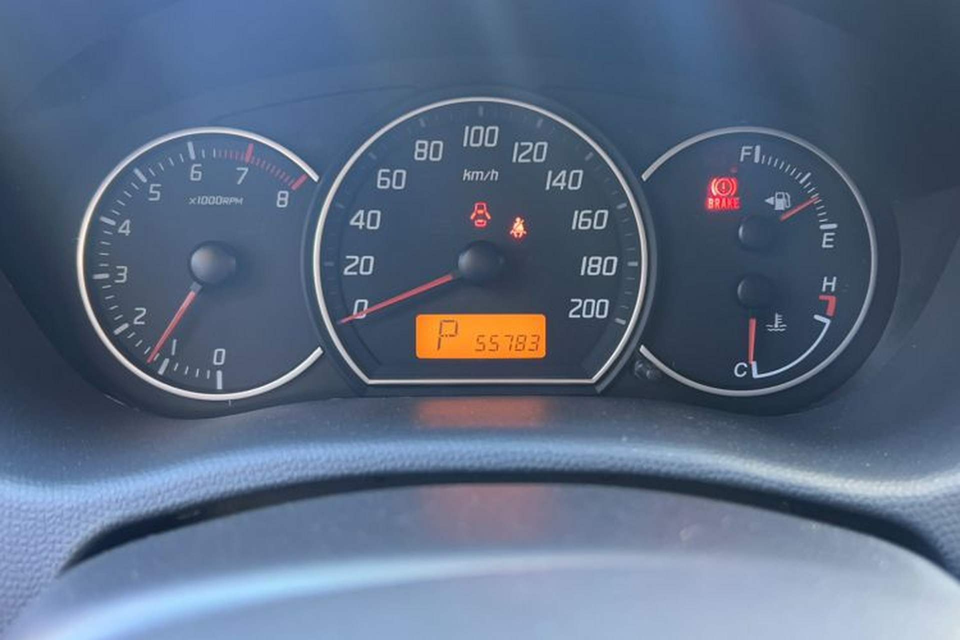 Used Suzuki Swift 2016 1.5L Automatic Fashionable Coolplay Edition Odometer Close Up