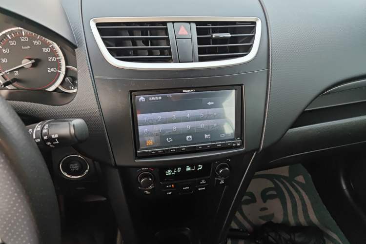 Used Suzuki Swift Sport 2014 1.6L Manual Two-Wheel Drive Luxury Edition Audio And AC Panel