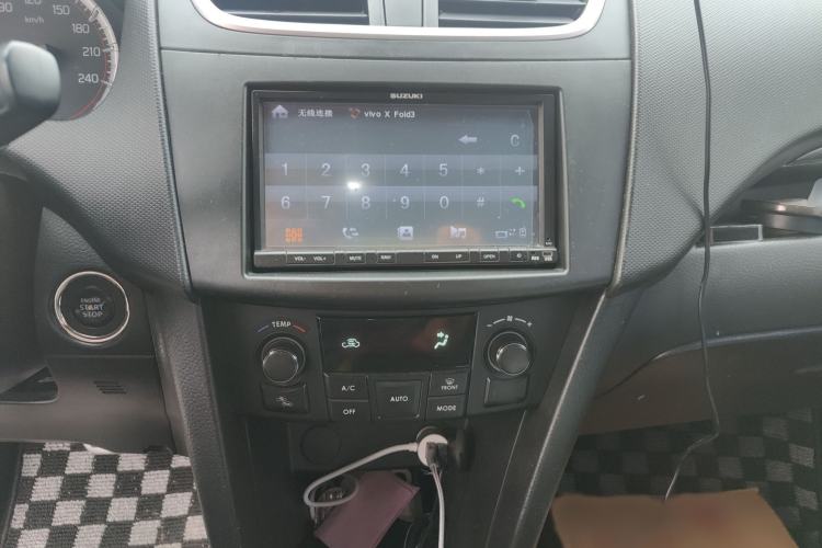 Used Suzuki Swift Sport 2014 1.6L CVT Two-Wheel Drive Luxury Edition Audio And AC Panel