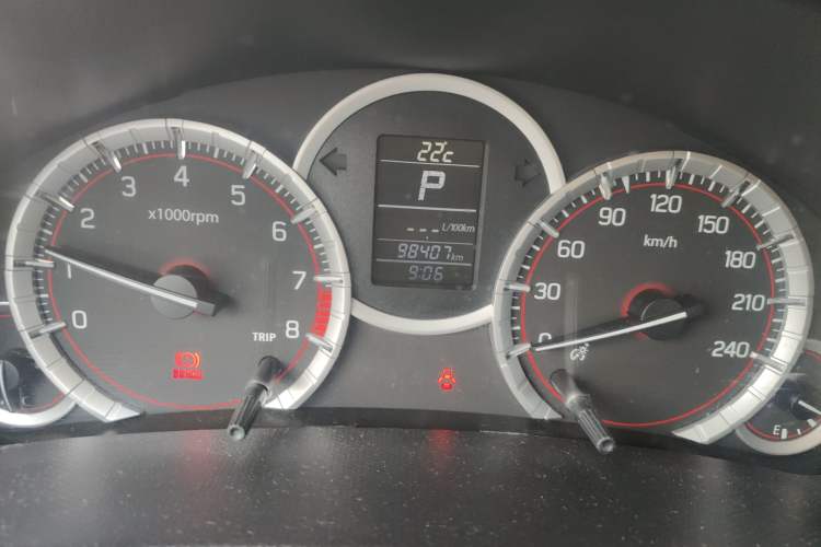 Used Suzuki Swift Sport 2014 1.6L CVT Two-Wheel Drive Luxury Edition Odometer Close Up