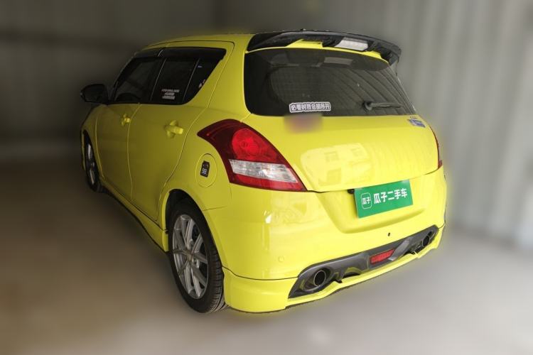 Used Suzuki Swift Sport 2014 1.6L CVT Two-Wheel Drive Luxury Edition Rear Left 45 Deg
