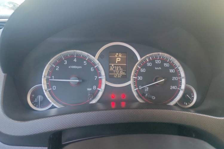 Used Suzuki Swift Sport 2014 1.6L CVT Two-Wheel Drive Luxury Edition Odometer Close Up