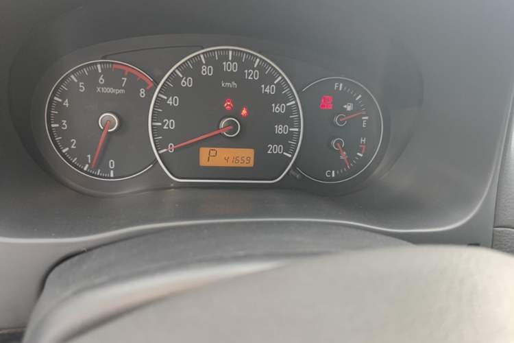 Used Suzuki SX4 2007 Hatchback 1.6L Automatic Fashionable Tianjiao Model Odometer Close Up