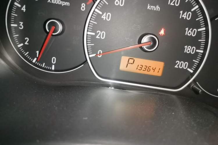 Used Suzuki SX4 2008 Hatchback 1.6L Automatic Urban Fashion Model Odometer Close Up