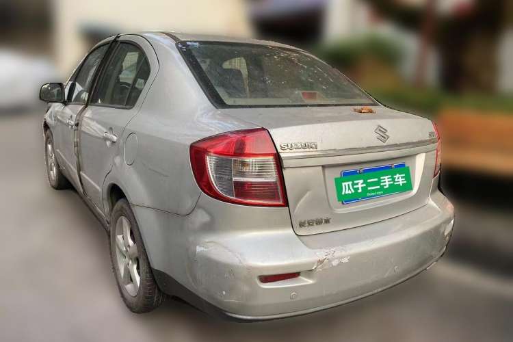 Used Suzuki SX4 2008 Sedan 1.6L Automatic Deluxe Model with Sunroof Rear Left 45 Deg
