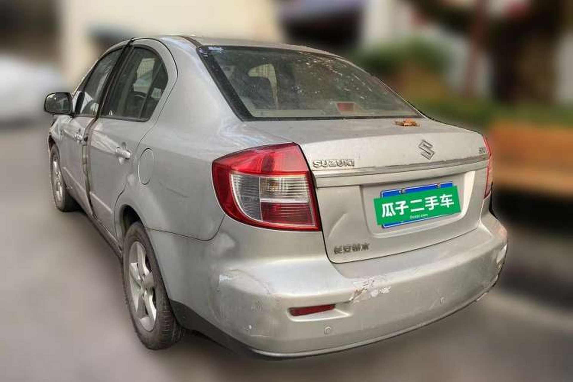 Used Suzuki SX4 2008 Sedan 1.6L Automatic Deluxe Model with Sunroof Rear Left 45 Deg