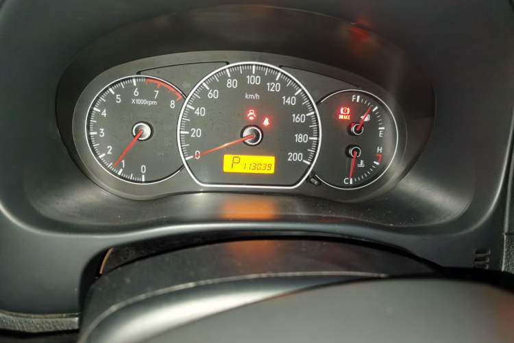 Used Suzuki SX4 2009 Hatchback 1.6L Automatic Sport Model Odometer Close Up