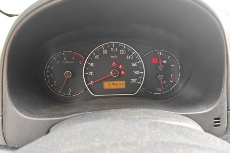 Used Suzuki SX4 2009 Hatchback 1.6L Manual Fashion Edition Odometer Close Up