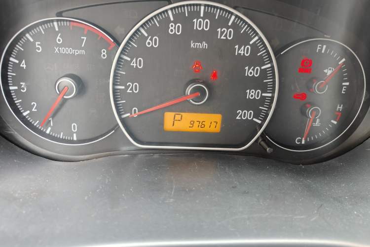 Used Suzuki SX4 2009 Hatchback 1.6L Automatic Sport Model Odometer Close Up
