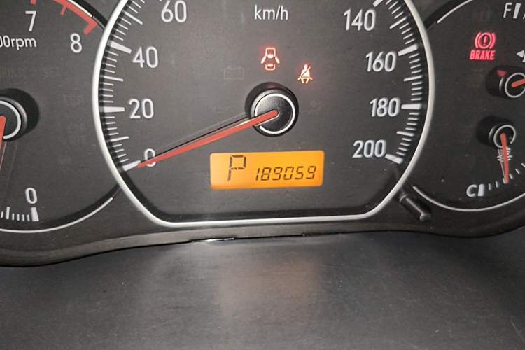 Used Suzuki SX4 2010 Hatchback 1.6L Automatic Champion Limited Edition Odometer Close Up