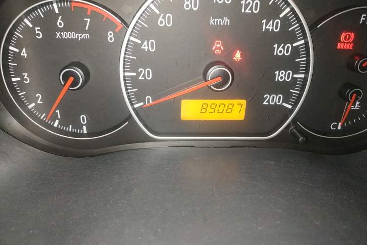 Used Suzuki SX4 2010 Hatchback 1.6L Manual Champion Limited Edition Odometer Close Up