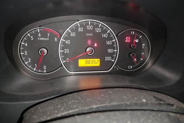 Used Suzuki SX4 2010 Hatchback 1.6L Manual Champion Limited Edition Odometer Close Up