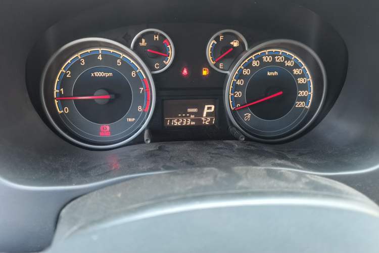 Used Suzuki SX4 2011 Revised Version 1.6L Automatic Sport Edition Odometer Close Up