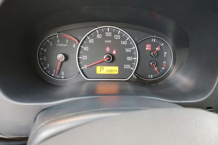 Used Suzuki SX4 2011 Hatchback 1.6L Automatic Sport Model Odometer Close Up