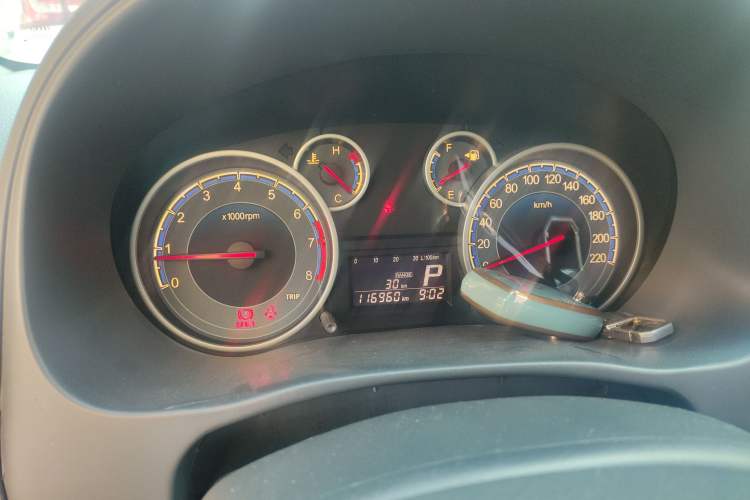 Used Suzuki SX4 2011 Revised Version 1.6L Automatic Sport Edition Odometer Close Up