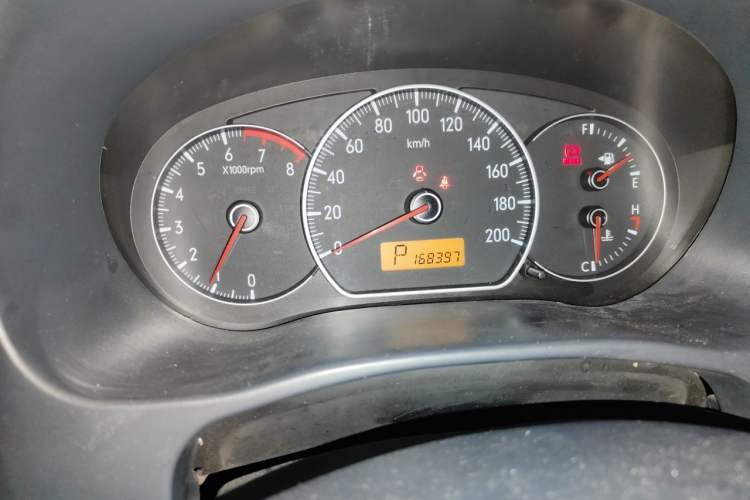 Used Suzuki SX4 2011 Hatchback 1.6L Automatic Sport Model Odometer Close Up