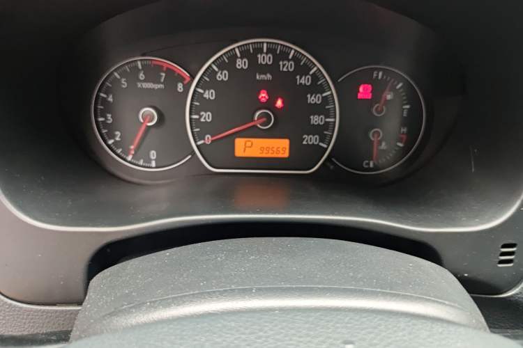 Used Suzuki SX4 2011 Hatchback 1.6L Automatic Sport Model Odometer Close Up