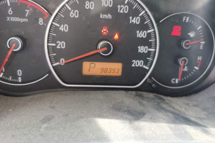 Used Suzuki SX4 2011 Hatchback 1.6L Automatic Comfort Model Odometer Close Up