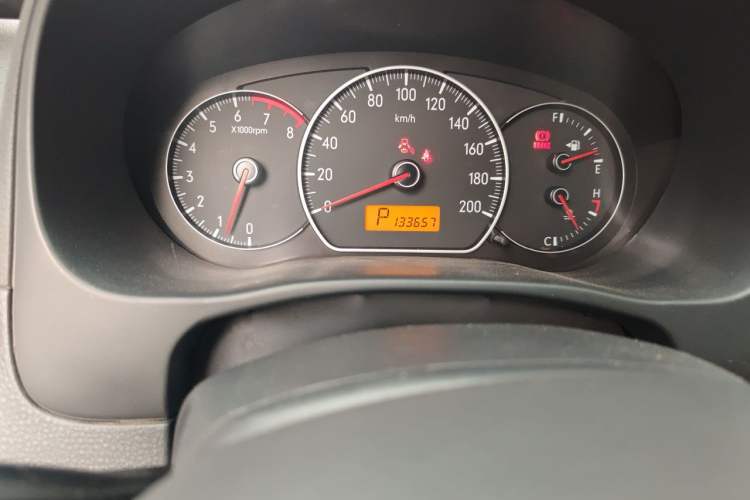 Used Suzuki SX4 2011 Hatchback 1.6L Automatic Comfort Model Odometer Close Up