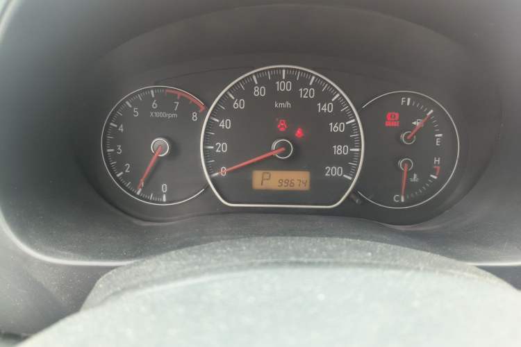Used Suzuki SX4 2011 Hatchback 1.6L Automatic Sport Model Odometer Close Up