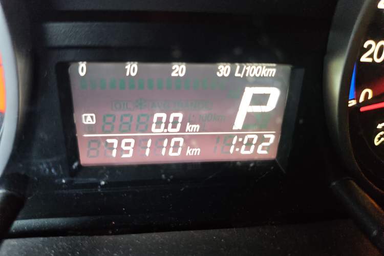 Used Suzuki SX4 2011 Revised Version 1.6L Automatic Sport Edition Odometer Close Up