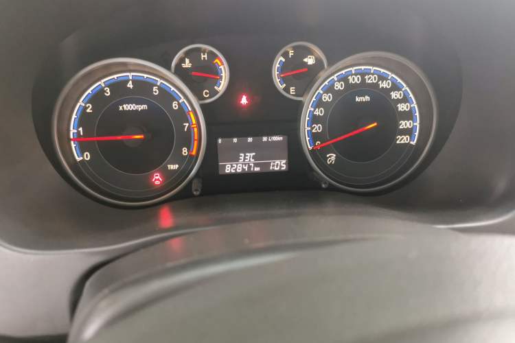 Used Suzuki SX4 2011 Hatchback 1.6L Manual Sport Model Odometer Close Up