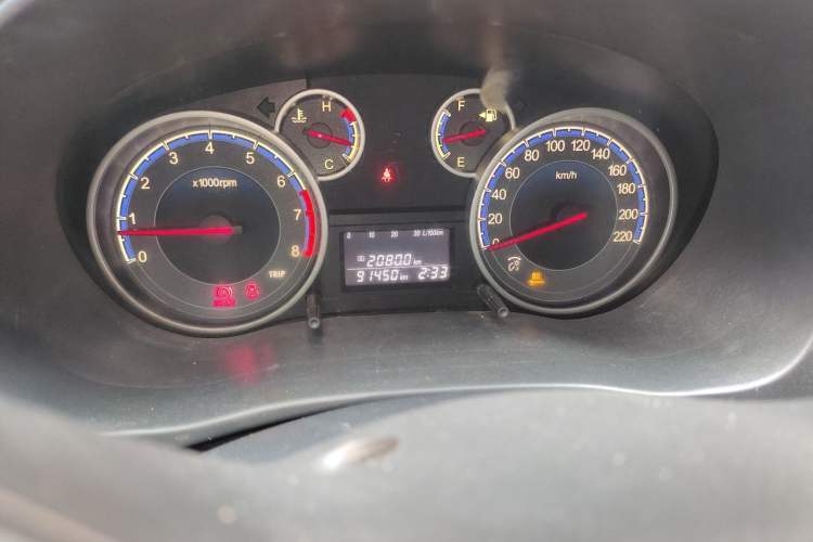 Used Suzuki SX4 2011 Revised Version 1.6L Manual – Dynamic Edition Odometer Close Up
