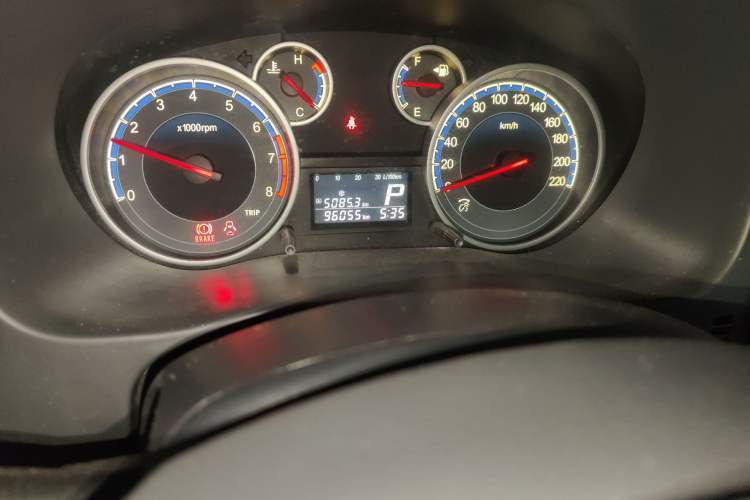 Used Suzuki SX4 2011 Revised Version 1.6L Automatic Sport Edition Odometer Close Up