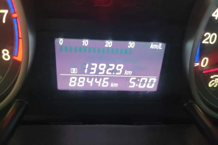 Used Suzuki SX4 2011 Revised Version 1.6L Manual – Dynamic Edition Odometer Close Up
