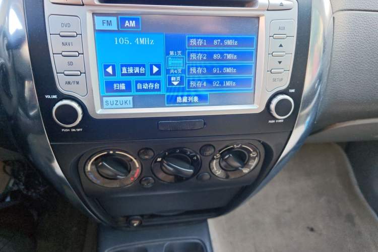 Used Suzuki SX4 2011 Revised Version 1.6L Automatic Sport Edition Audio And AC Panel