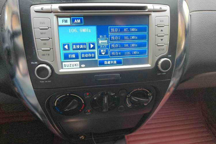 Used Suzuki SX4 2011 Revised Version 1.6L Automatic Sport Edition Audio And AC Panel