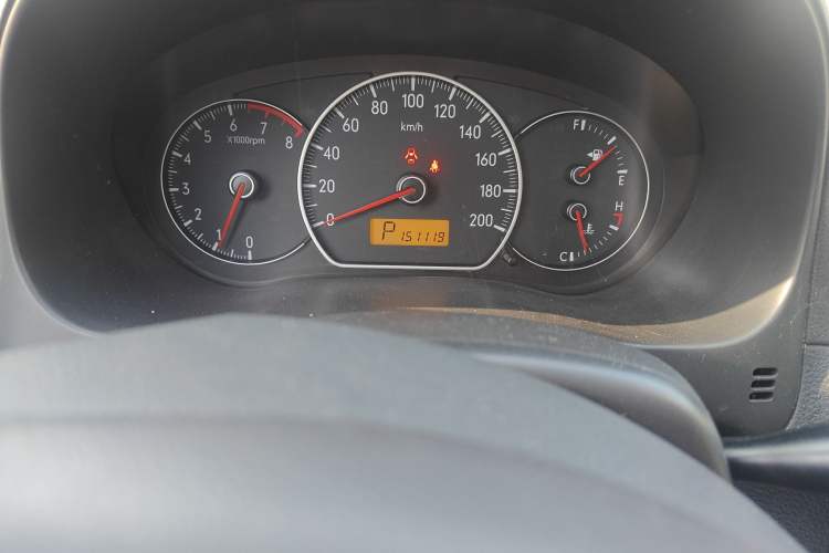 Used Suzuki SX4 2011 Hatchback 1.6L Automatic Sport Model Odometer Close Up