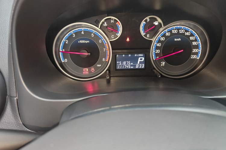 Used Suzuki SX4 2011 Revised 1.6L Automatic Dynamic Version Odometer Close Up