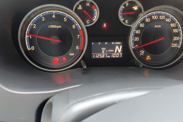 Used Suzuki SX4 2011 Revised 1.6L Automatic Dynamic Version Odometer Close Up