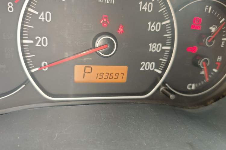Used Suzuki SX4 2011 Hatchback 1.6L Automatic Sport Model Odometer Close Up