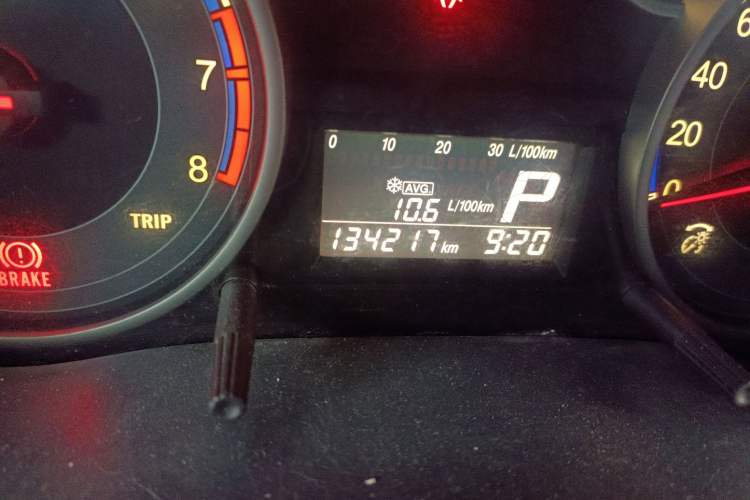 Used Suzuki SX4 2011 Revised Version 1.6L Automatic Sport Edition Odometer Close Up
